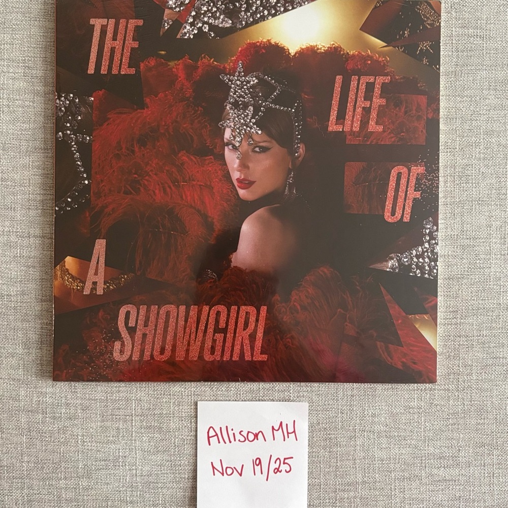 The Life of a Showgirl - Red Lipstick and Lace Vinyl